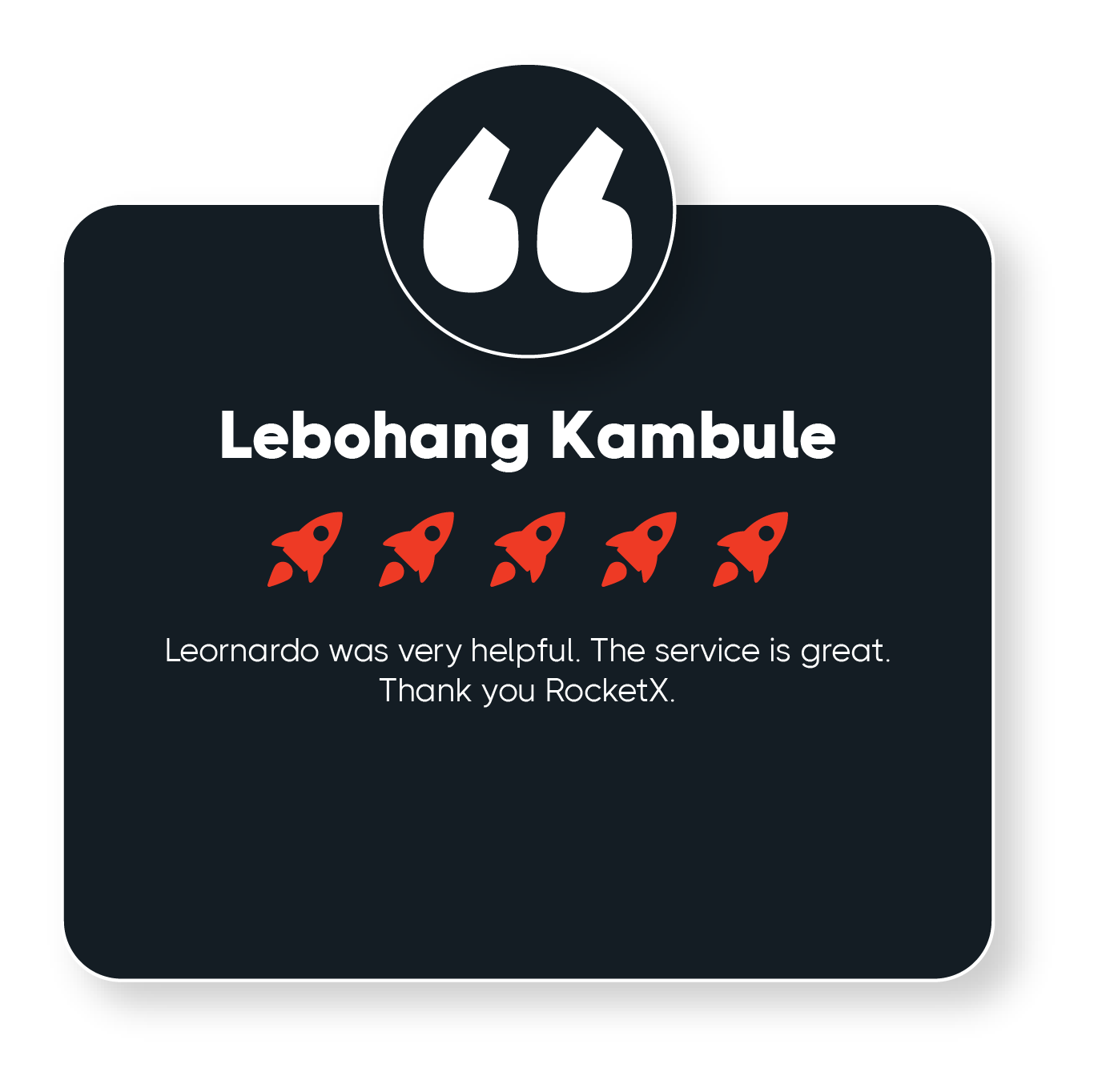 Rocket X testimonials